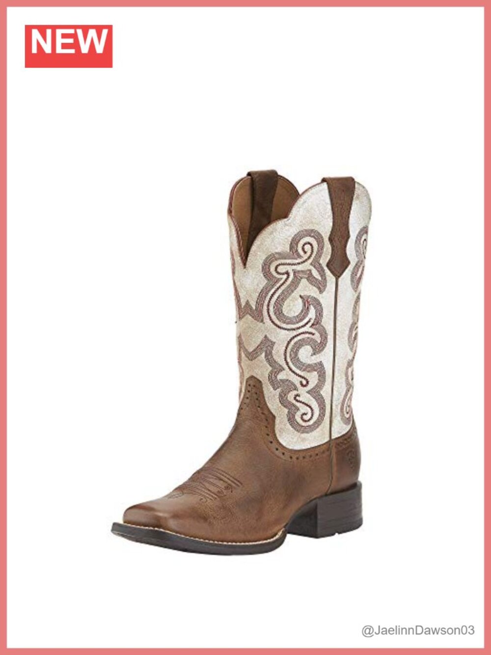 Ariat Quickdraw Western Work Boot Full-Grain Leather Pull-On